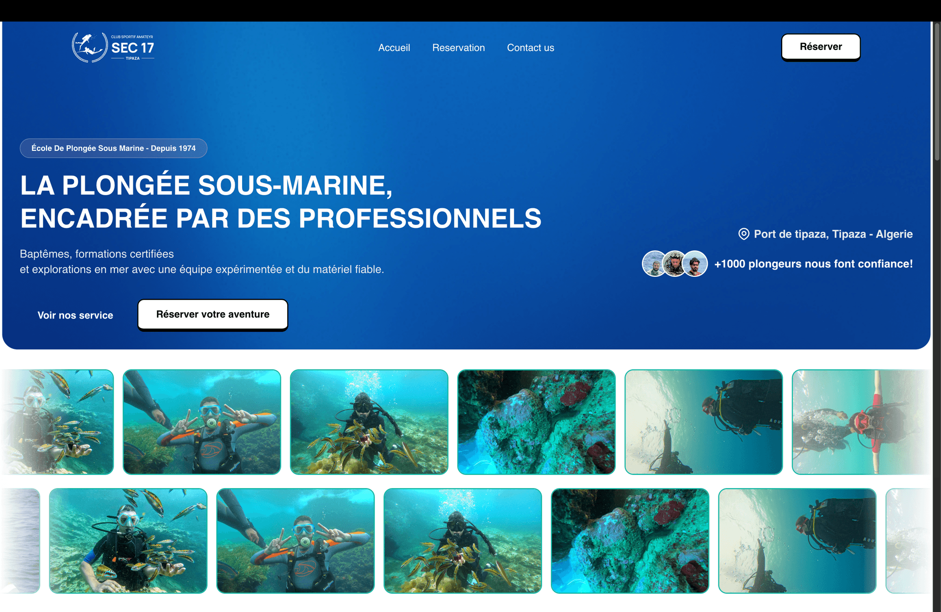 Scuba Diving Club Platform preview