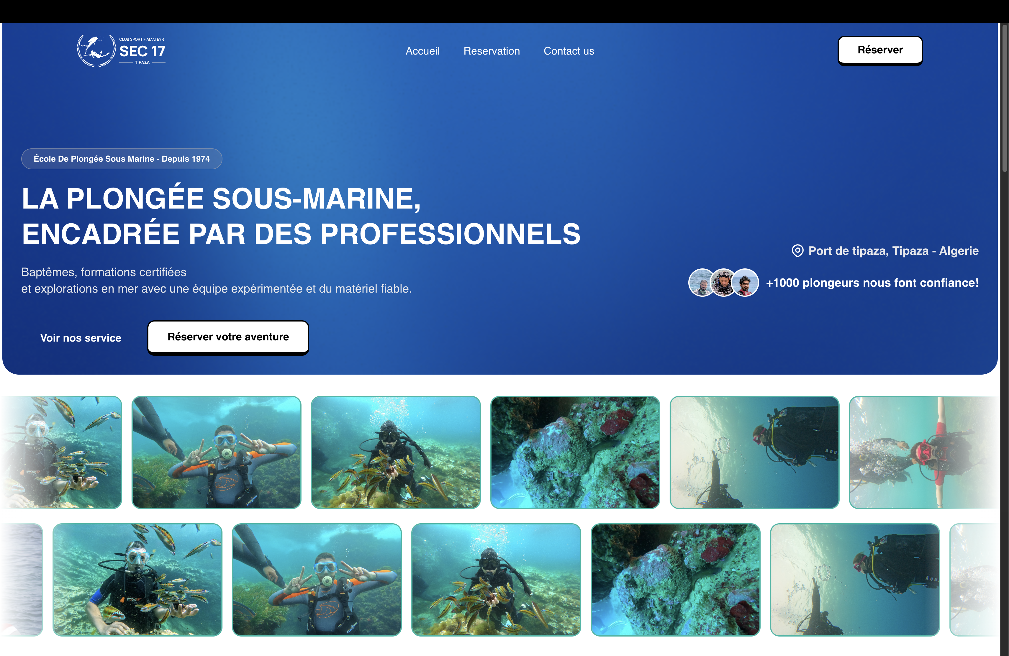 SEC 17: Scuba Diving Club Platform: cover